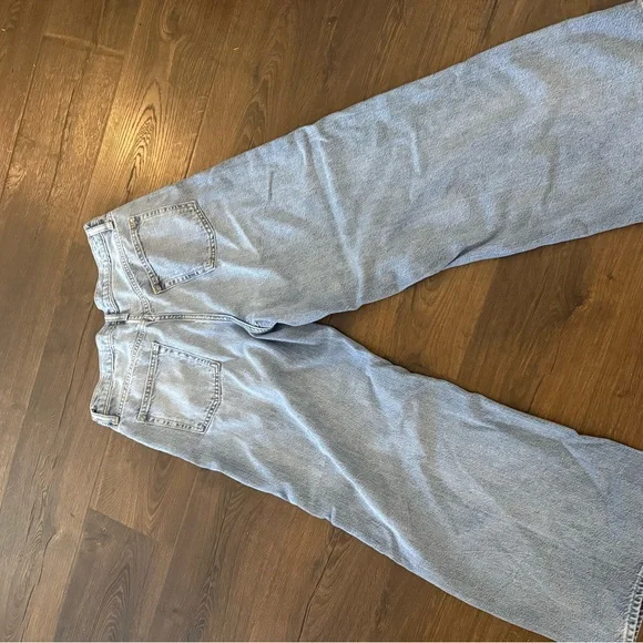 GAP Light Blue Wide-Leg High-Rise Jeans - Picture 4 of 4